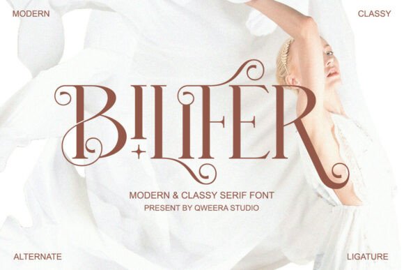 Bilifer: A Modern Luxury Serif Font for Brand Elegance