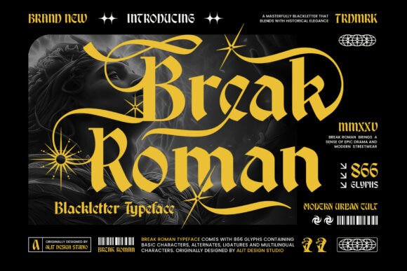 Break Roman Font Review and Download Guide