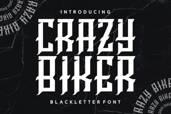 Crazy Biker Font Review for Bold Branding