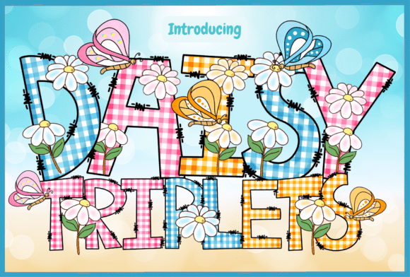 Daisytriplets: A Playful Font for Creative Projects