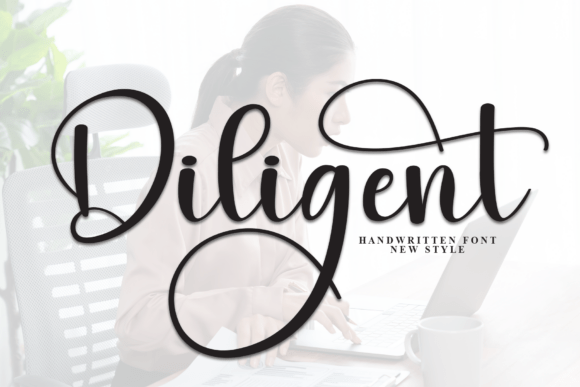Diligent Font for Handmade Creations and Elegant Designs