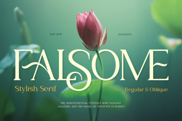 Falsome Serif Font for Modern Branding