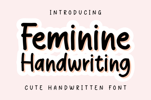 Feminine Handwriting for Business Branding and Design