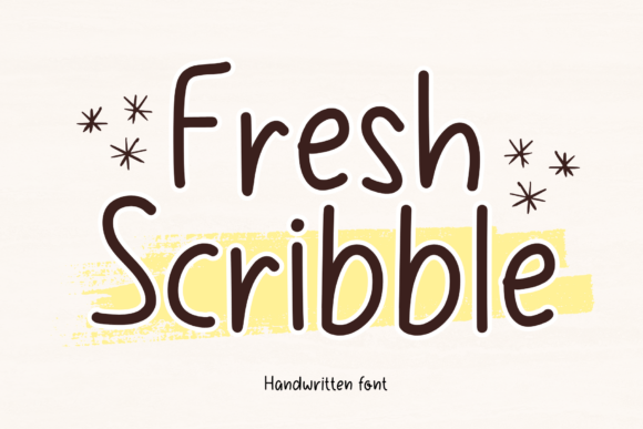 Fresh Scribble: A Handwritten Font for Authentic Editorial Design