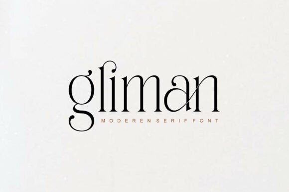Gliman Serif Font for Modern Branding and Campaigns