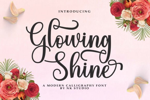 Glowing Shine: A Script Font That Elevates Handmade Creations