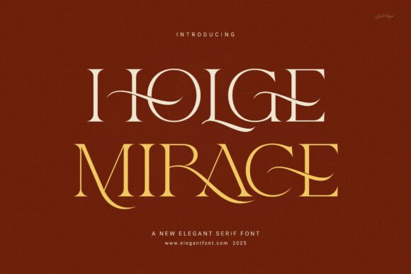 Holge Mirace Serif Font for Modern Editorial Design
