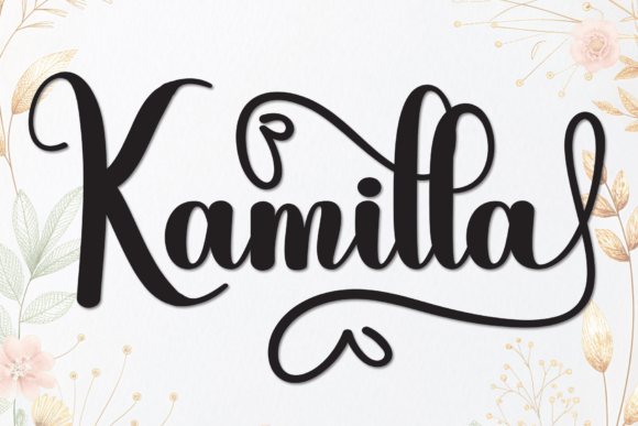 Kamilla – A Charming Script Font for Your Brand