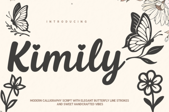 Kimily: A Contemporary Calligraphy Font for Modern Branding