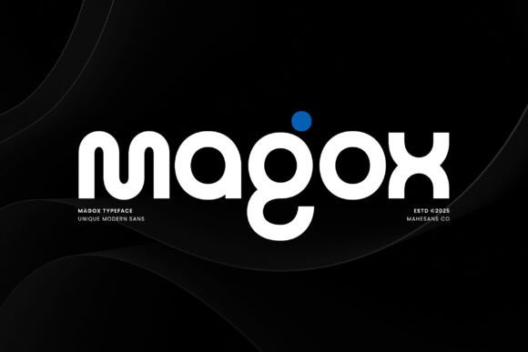 Magox: A Bold, Modern Sans Serif Font for Crafters and Makers