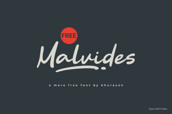 Malvides: A Modern Script Font for Digital Branding