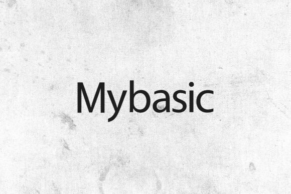 Mybasic: A Modern Sans Serif Font for Polished Branding