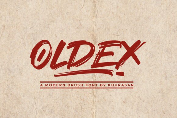 Oldex: A Modern Brush Font for Professional Branding