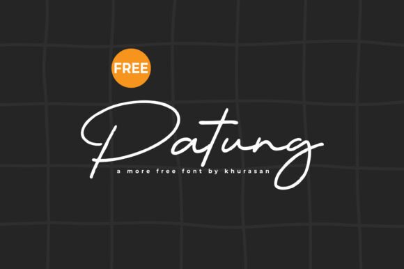 Patung: A Modern Script Font for Creative Projects