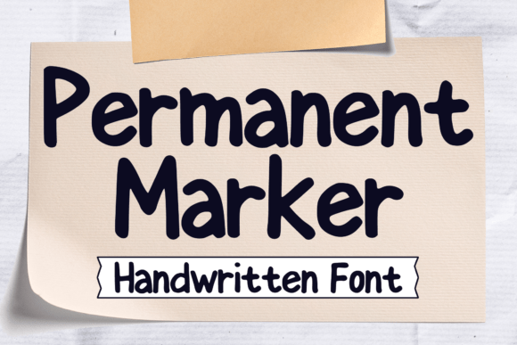 Permanent Marker Font for Bold and Engaging Design