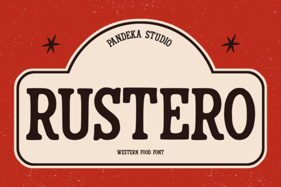 Rustero: A Bold Western-Style Typeface for Vintage-Inspired Branding