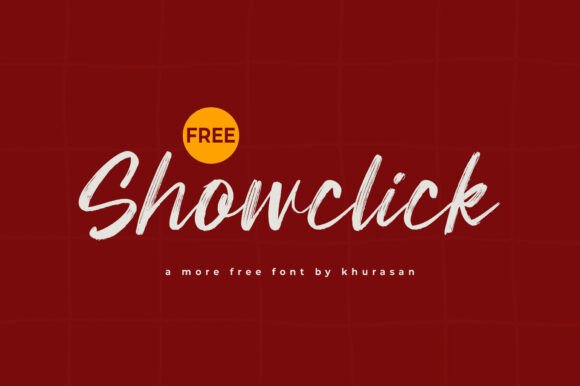 Showclick Font for Eye-Catching Campaign Designs