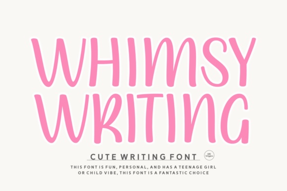 Whimsy Writing: A Handwritten Font with Heart